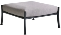 Brafab Delux FuĂźhocker 79x79cm , Schwarz Teddy beige 7393260058847