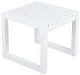 Brafab Vevi Beistelltisch 40x40x35cm Aluminium weiĂź 7393260049302