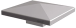 Osmo Pfostenkappe Typ D incl. Schraube Aluminium Grau Pyramidenform...