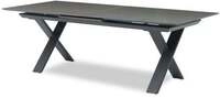 Zebra Levare Tisch 240-300x100x74cm graphite, Tischplatte Keramik 4025806064045
