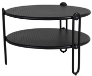 Brafab Blixt Loungetisch Aluminium schwarz, 65cm 7393260043485