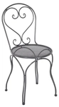 MWH Royal Garden Caffeo Bistrostuhl Eisengrau 4260300540118