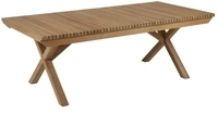 Brafab Julita Teak natur Kaffeetisch 140x70x50cm Staboptik 7393260043959