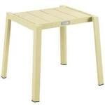 Brafab Delia Beistelltisch 45x40x39cm, Aluminium Lemon, stapelbar 7393260056898
