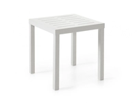 Brafab Belfort Beistelltisch 50x50x50cm, Aluminium weiĂź 7393260028802