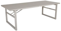 Brafab Vevi Tisch 230x95cm, Aluminium khaki 7393260049111