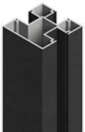 Osmo Aluminiumpfosten Typ D 7x7x250 cm Anthrazit 4006850279227