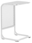 Sieger MĂ&para;bel Sieger Samoa Beistelltisch, Aluminium weiĂź, 35x40x60cm