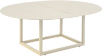 Brafab Olive Loungetisch 110x80x40cm Aluminium Pearl White 7393260064299