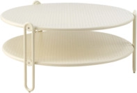 Brafab Blixt Loungetisch Aluminium, Pearl White, 85cm 7393260063841