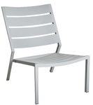 Brafab Delia Loungesessel, Aluminium hellgrau, stapelbar 7393260056867
