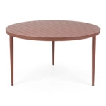 Brafab Bigby Diningtisch Aluminium rund 130cm, Zin Red