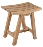 Brafab Keros Hocker 46x32x45cm aus Teakholz
