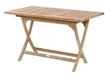 Zebra Poker Tisch 140x95x74cm aus Teakholz