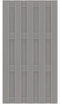Traumgarten Sichtschutz Jumbo WPC grau - 95x179cm 4033821033069