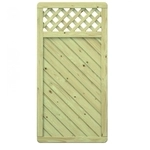 Traumgarten Dichtzaun Gada mit Gitter Fichte kdi 1624 90x180cm 4033821015461
