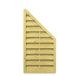 Traumgarten Dichtzaun XL AbschluĂź Kiefer KDI 90x180-90 cm 1158 4033821014624