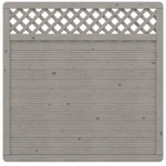 Traumgarten Sichtschutzzaun Arzago Fichte grau lasiert 179x179cm 1388...