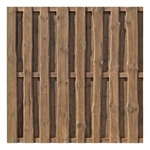 Delta Natura Bohlenzaun Kiefer kdi braun 180x180cm 5900236511859