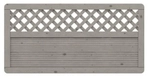 Traumgarten Sichtschutzzaun Arzago Fichte grau lasiert 179x90cm 1391...