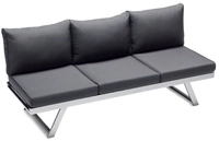 Sieger Exclusiv Passion Sieger Auckland Daybed, Aluminium graphit inkl. Polster grau