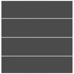 Traumgarten System Board XL Zaunfeld-Set schiefer 2800 - 178x180cm 4033821051957