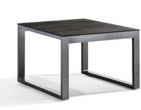 Sieger Tischfreiheit Sieger Loungetisch 60x60x44cm eisengrau, Tischplatte HPL