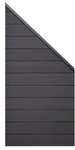 GrojaSolid BPC Steckzaun-Set 90x180-90cm anthrazitgrau 4250260967872