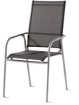 Sieger Exclusiv FreizeitmĂ&para;bel Sieger Sirio Stapelsessel, Aluminium graphit