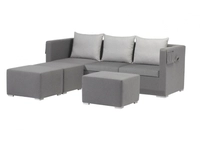 Zebra Jack Lounge Set Textil mit Kissen und Schutzhaube 4025806052356