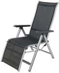 MWH Kedline Relax-Sessel Silber, klappbar, verstellbar 4260278793844