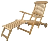 Zebra Bueno Deckchair aus massivem Teakholz klappbar 4025806440221