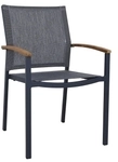 Zebra Alex Stapelsessel Midnight-Grey