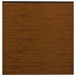 GroJa BasicLine Steckzaun-Set Golden Oak - Leiste anthrazit 180x180cm...