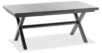 Niehoff MĂ&para;bel Outdoor Niehoff Nalvo Ausziehtisch 180-240x100cm, ES-Glas, Gestell