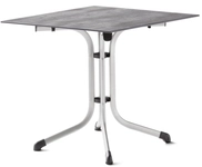 Sieger Tischfreiheit Sieger Klapptisch Polytec Beton hell 80x80cm Gestell graphit