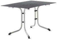 Sieger Tischfreiheit Sieger Klapptisch Polytec Schiefer anthrazit 120x80cm, Gestell