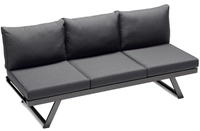 Sieger Exclusiv Passion Sieger Auckland Daybed, Aluminium eisengrau - inkl. Polster
