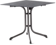 Sieger Tischfreiheit Sieger Klapptisch Polytec Schiefer anthrazit 80x80cm Gestell