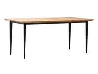 Zebra Spider Aluminium-Gartentisch graphite 160x90cm Teak-Tischplatte 4025806063550