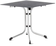 Sieger Tischfreiheit Sieger Klapptisch Polytec Schiefer anthrazit 80x80cm Gestell