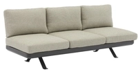 Zebra Sky Lounge 3-Sitzer Edelstahl graphit B: 207 x T 71 x H: 70 cm 4025806063901