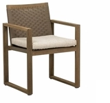 AppleBee Apple Bee Antigua Dining Sessel Teak coastal mit Sitzkissen...