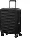 Samsonite Spinner 4 Rollen Koffer 55/20 cm RESTACKD Black