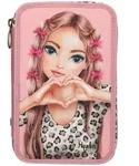 Depesche 3-Fach Federtasche LEOHEART pink