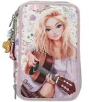 Depesche 3-Fach Federtasche COWGIRL Creme und Lila