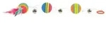 Rainbow-B&auml;lle am Gummiband, Schaumstoff
