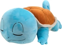 Jazwares PKW0220-041923-WH, Jazwares Pok&eacute;mon - Pl&uuml;sch - Schiggy (Sleeping)