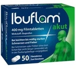 Ibuflam akut: 400 mg Ibuprofen Schmerztabletten