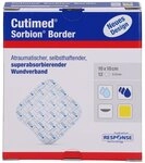 Cutimed Sorbion Border Wundauflage 10x10 Cm Steril
